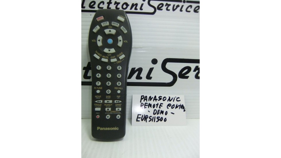 Panasonic EUR511500 remote control store demo.